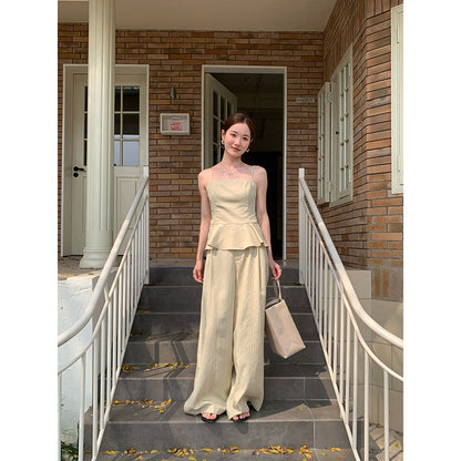 Casual temperament, thin umbrella-shaped sling vest woman