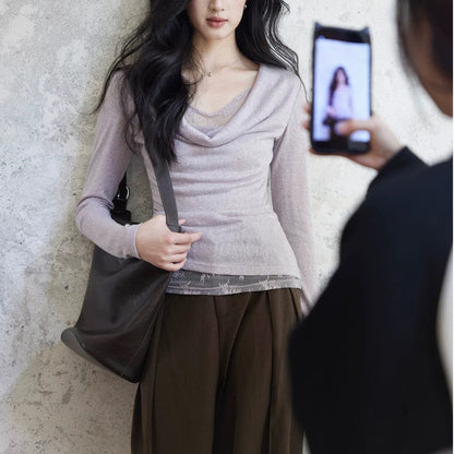 Lace Knit Sweater