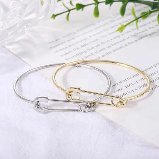 Simple open round bracelet fashionable personalized bracelet elastic adjustable jewelry style jewelry