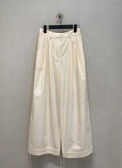 Spring and summer retro slack straight loose drawstring casual pants