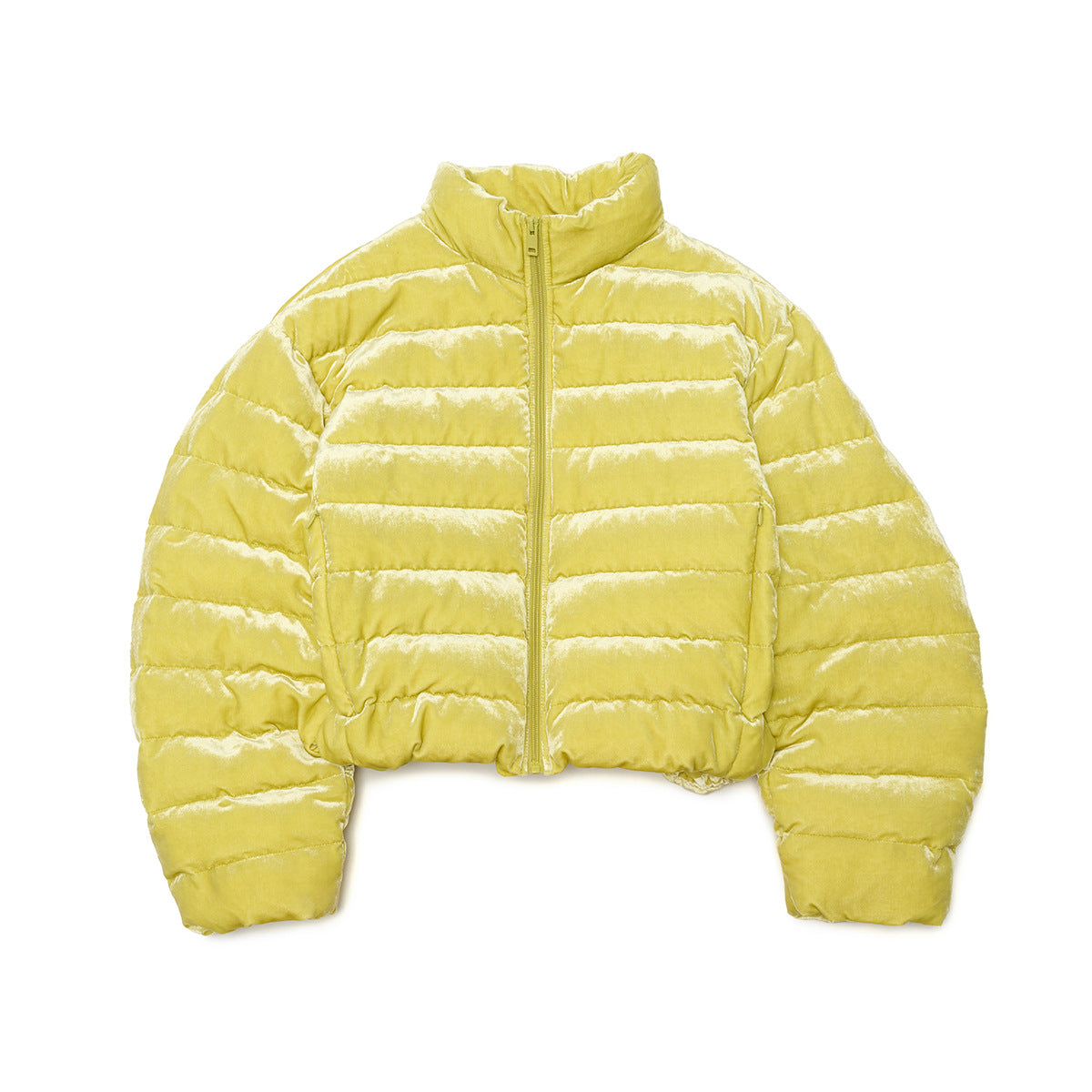 Winter new casual white duck down mulberry silk down stand-up collar down jacket
