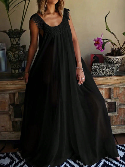 Spring summer long dress evening dress skirt high-end temperament long dress dress