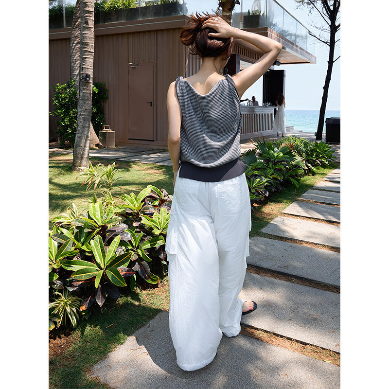 UPF50 + Outdoor series tooling UV-proof wide-leg pants