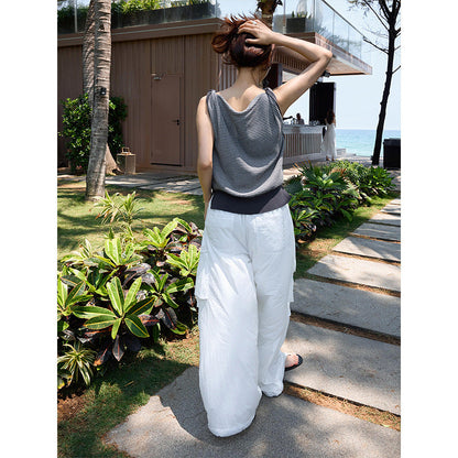 UPF50 + Outdoor series tooling UV-proof wide-leg pants