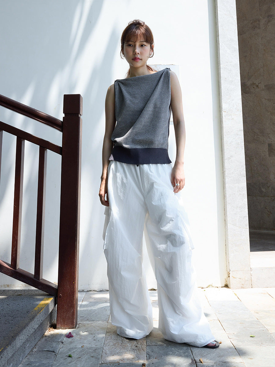 UPF50 + Outdoor series tooling UV-proof wide-leg pants
