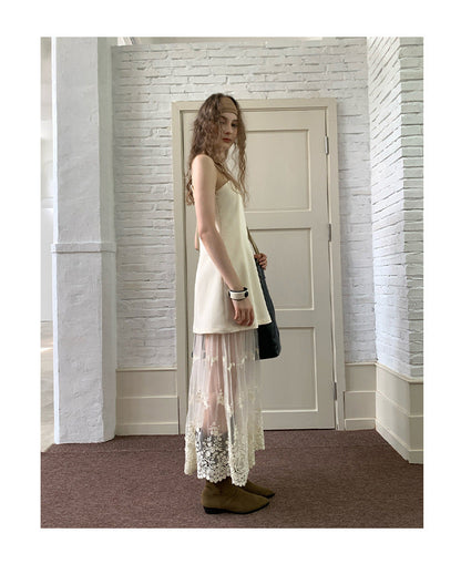 Sexy camisole dress female lace