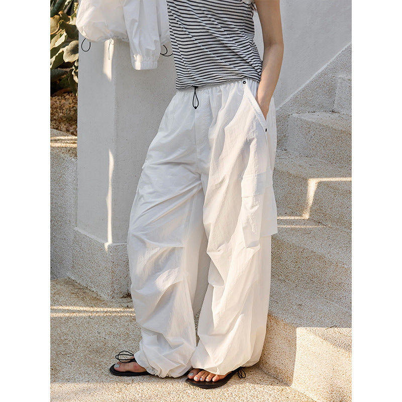 UPF50 + Outdoor series tooling UV-proof wide-leg pants