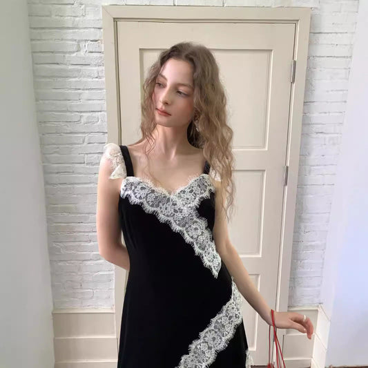 Lace Camisole Maxi Dress