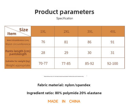 Large size ice silk seamless anti-embarrassment line underwear women's sports yoga anti-embarrassment low waist comfortable women's underwear