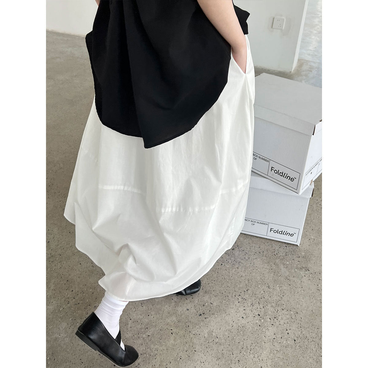 Yellow skirt summer new high waist and thin A-shaped skirt loose hip umbrella skirt fairy skirt