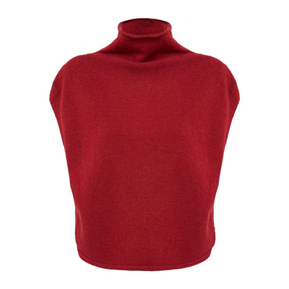 Pile collar knitted vest vest women's winter new lazy style, stacked wearing vest sweater