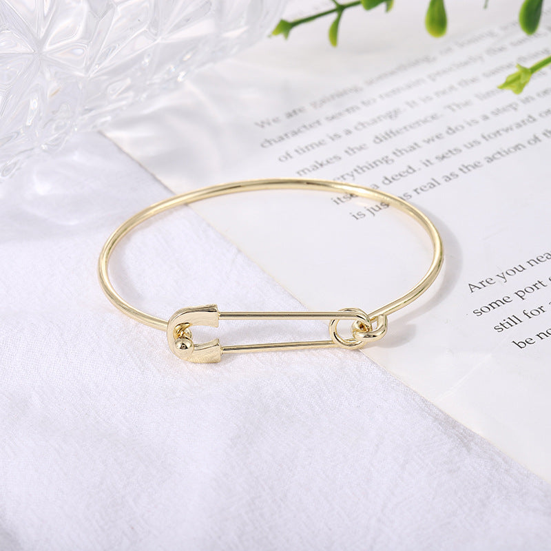 Simple open round bracelet fashionable personalized bracelet elastic adjustable jewelry style jewelry