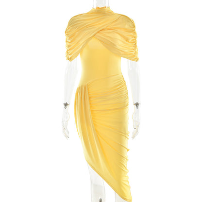 Two-Piece Backless Maxi Dress Set