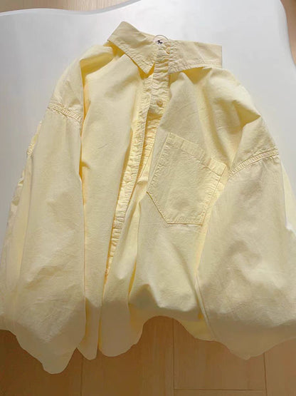 Long-sleeved shirt women's summer new loose niche coat