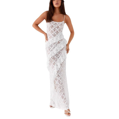 Fashion Sexy Lace European and American Dress Spice Girl Suspender Dress
