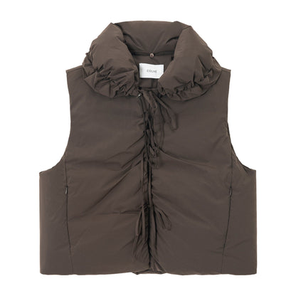 Winter 90 white duck down bud collar weft elastic anti-down jacket