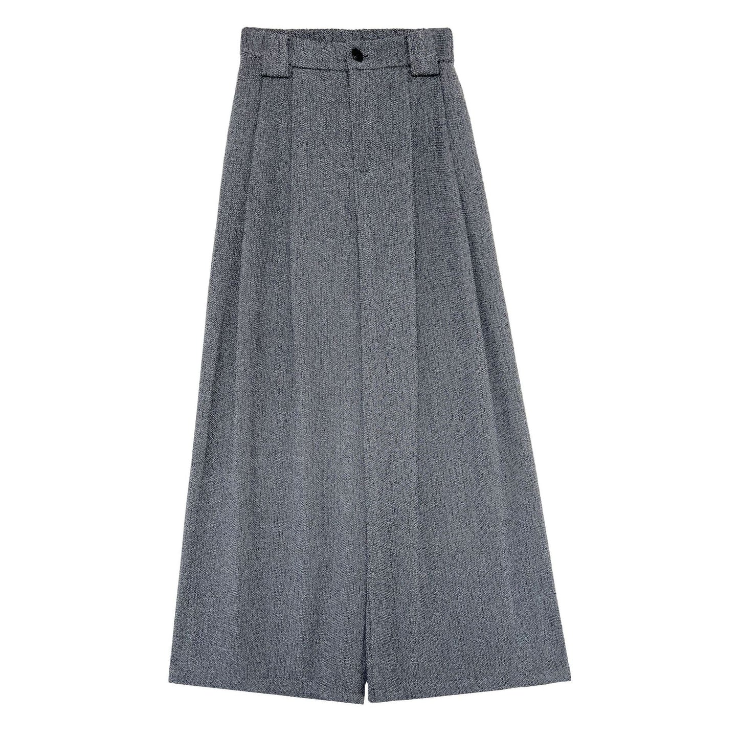 High waist, thin and loose, versatile wide-leg pants for women