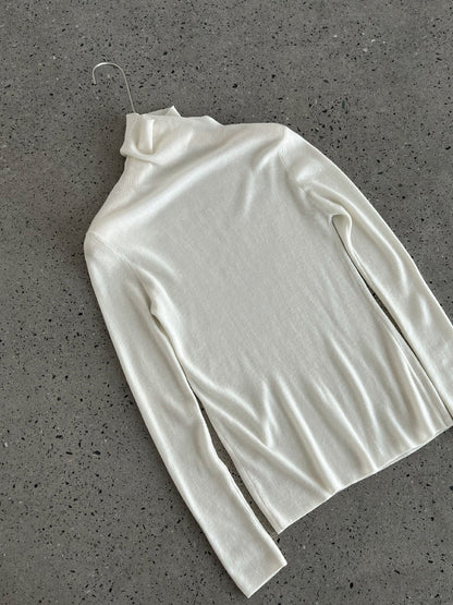 Korean stacked turtleneck knitted sweater bottoming sweater women's autumn and winter slim and thin wool top