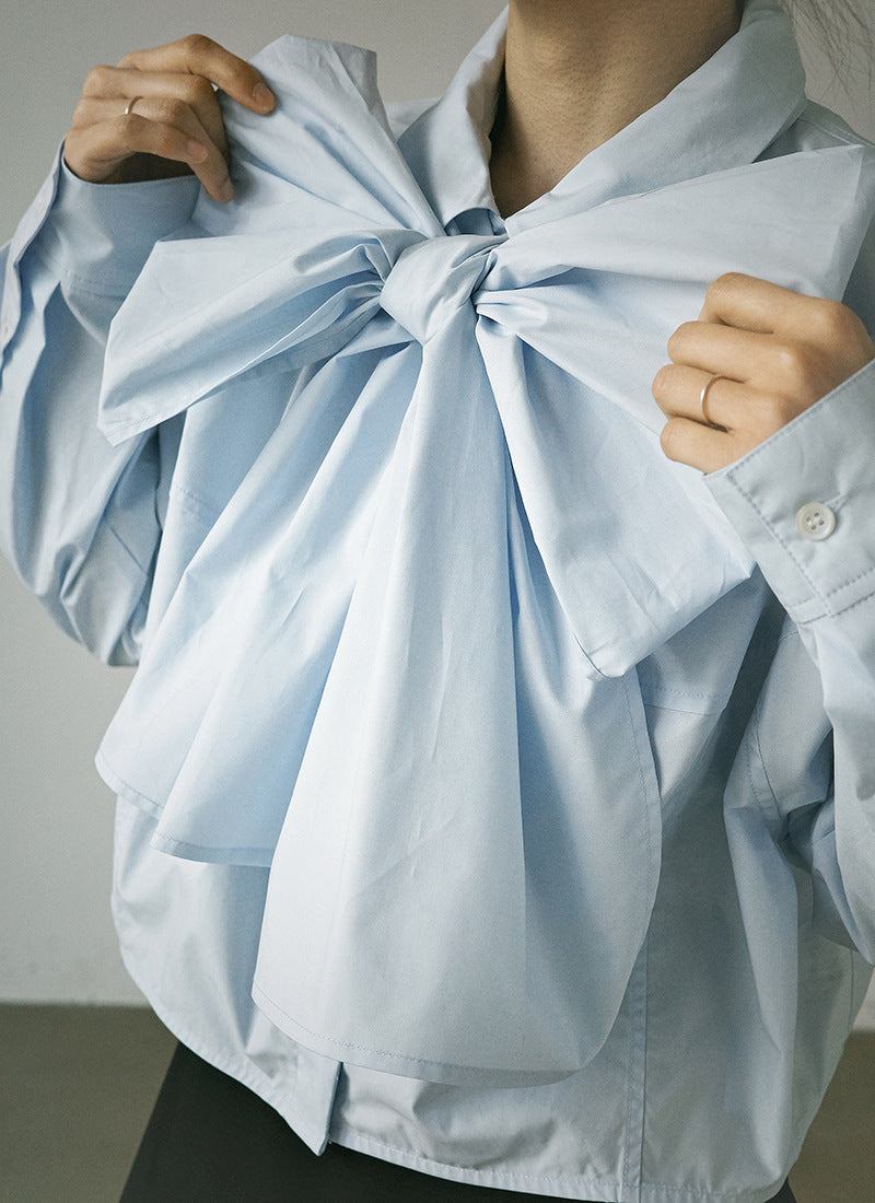 Spring/Summer Vintage Bow Shirt