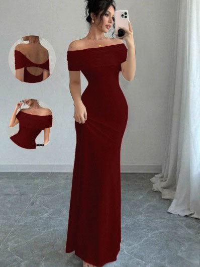 Spring and summer tight fashion elegant long evening dress dress strictly selected skirt