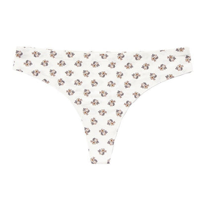 Traceless underwear sticker nylon printing breathable quick-drying low-waist ice silk seamless underwear women