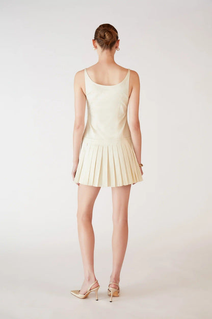 Spot Women's Fashion Spice Girls Skinny Suspender Dress Waist Sexy Pleated Short Skirt Women