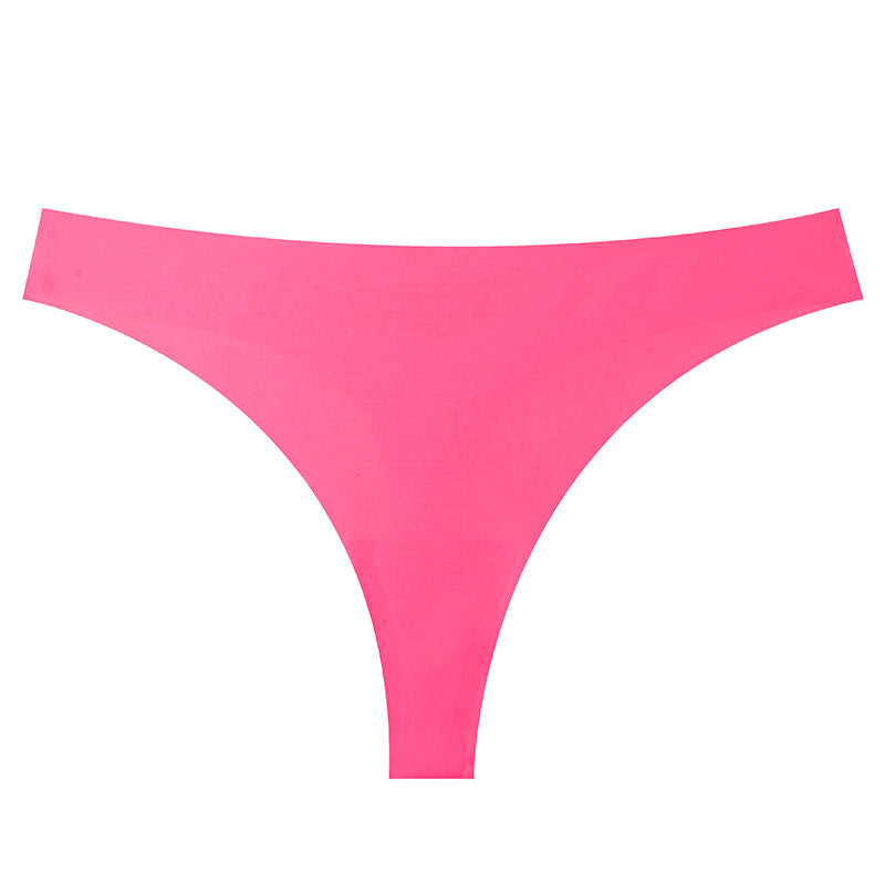 Cross-border seamless ice silk low-rise underwear women's bikini breathable quick-drying invisible sports yoga women's underwear