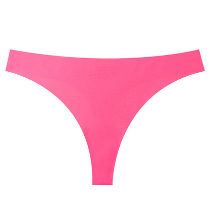 Cross-border seamless ice silk low-rise underwear women's bikini breathable quick-drying invisible sports yoga women's underwear