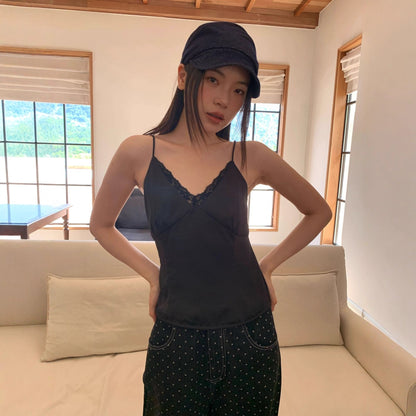 Sexy high-quality lace inner sling vest