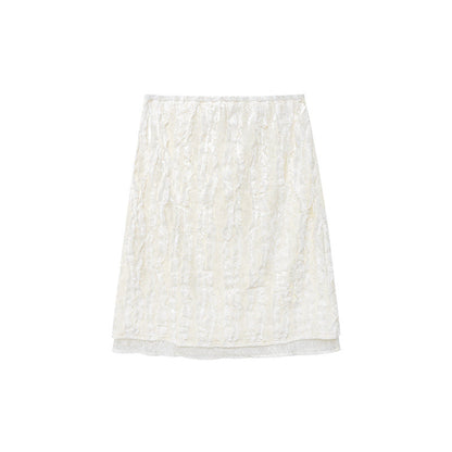 Slim temperament high-waisted hip-hugging skirt