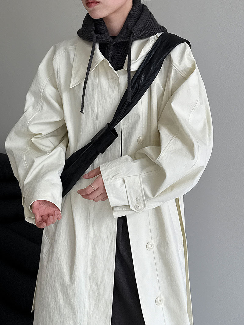 New strap waist and thin casual jacket