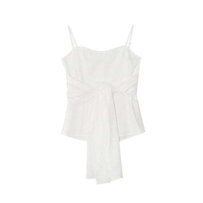 Sweet little bow design suspender top