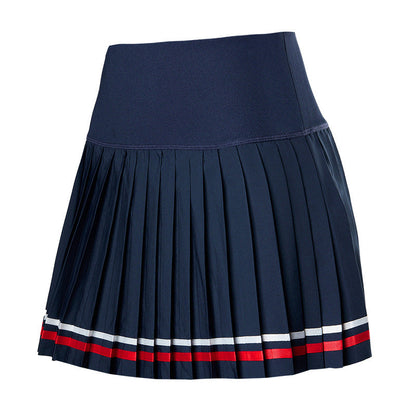 Women's Tennis Skirt Quick-Drying Sports Pleated Skirt with Shorts Fitness Yoga