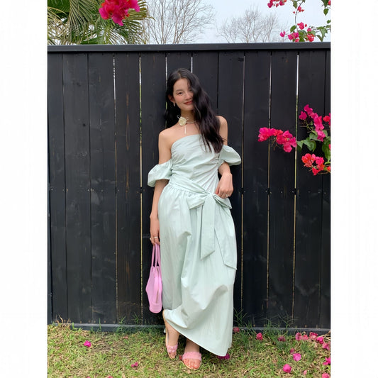 The beautiful fairy dress is pure desire for a bandeau dress