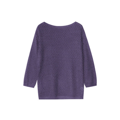 Dopamine blouse loose-fitting long-sleeved knitted sweater