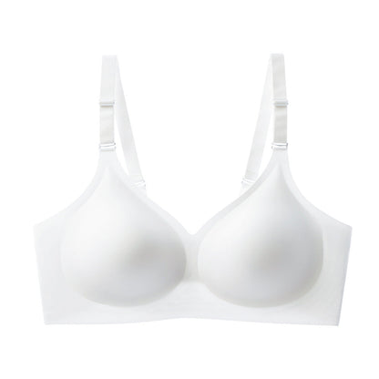 Women's seamless bra upper support gathers and closes the secondary breasts to prevent sagging European and American large-size bras