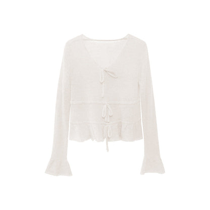 V-Neck Knit Sweater