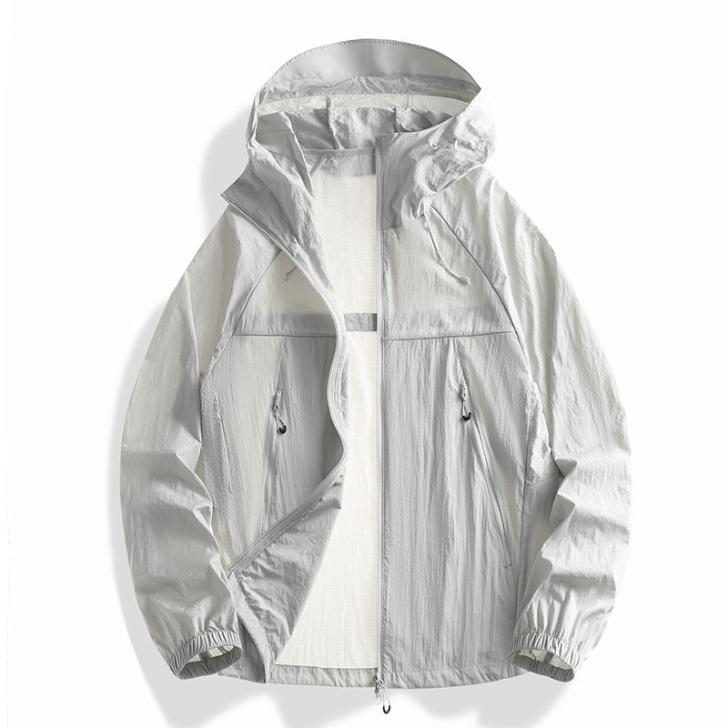 UV Protection Jacket Women Men Lightweight Hooded Sun Protection Outdoor