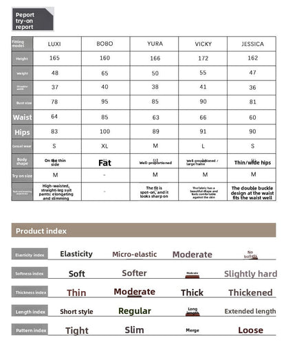Spring New Fashion High Waist Cigarette Tube Wide Leg Pants Loose Straight Floor Mopping Suit Pants