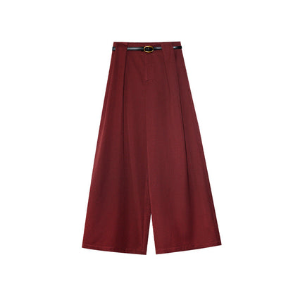 Casual Premium Belt Loose Mopping Pants