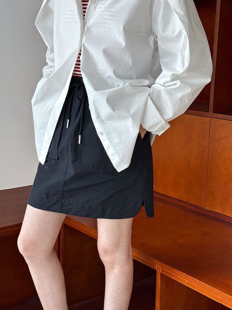 New minimalist mountain A-word hip-wrapped sports skirt