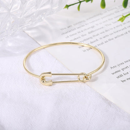 Simple open round bracelet fashionable personalized bracelet elastic adjustable jewelry style jewelry