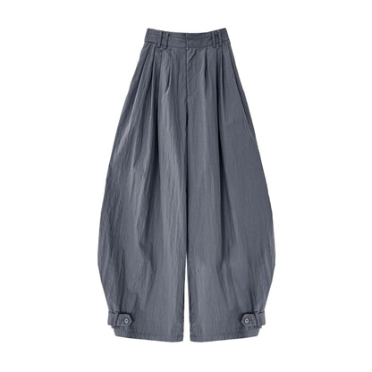 American retrocasualworkwear pants lazy trouser design pants women's autumnew arrivalloose pants