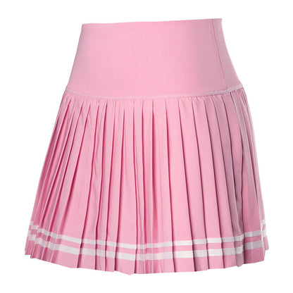 Women's Tennis Skirt Quick-Drying Sports Pleated Skirt with Shorts Fitness Yoga