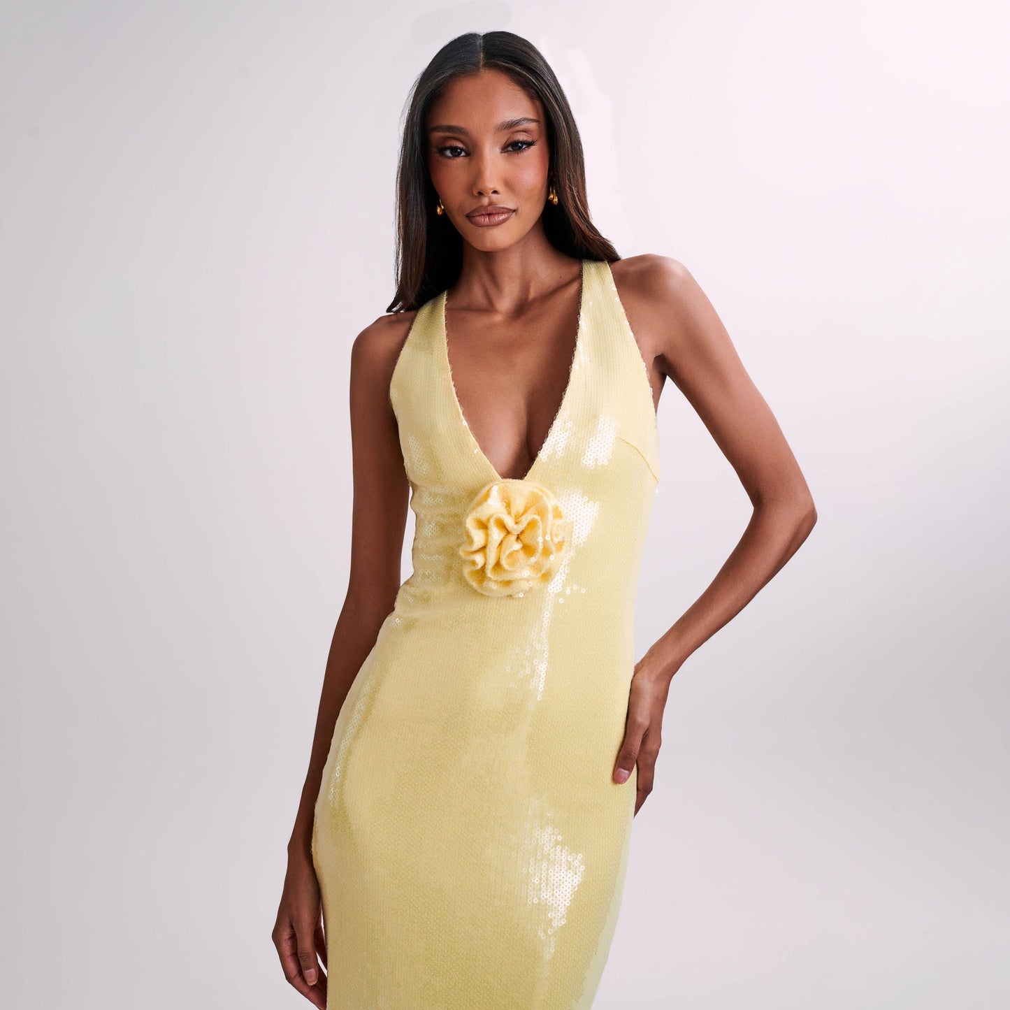 Beaded Maxi Dress