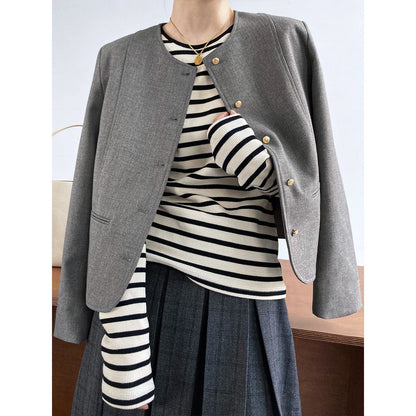 French Xiaoxiangfeng jacket women's short autumn new outer temperament high-end suit
