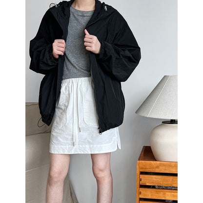 New minimalist mountain A-word hip-wrapped sports skirt