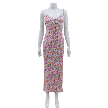 Floral Lace Cami Maxi Dress