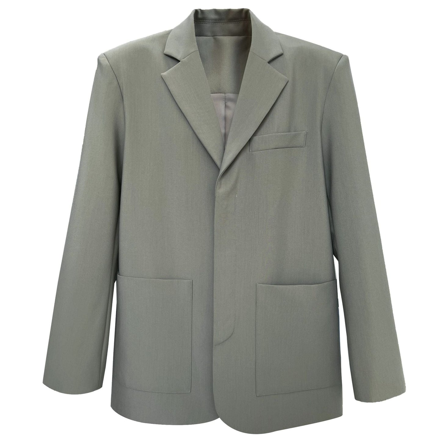 TR drape fabric high-end temperament blazer women's fashionable design casual shoulder padded top