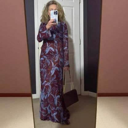 Casual vacation style slim dress